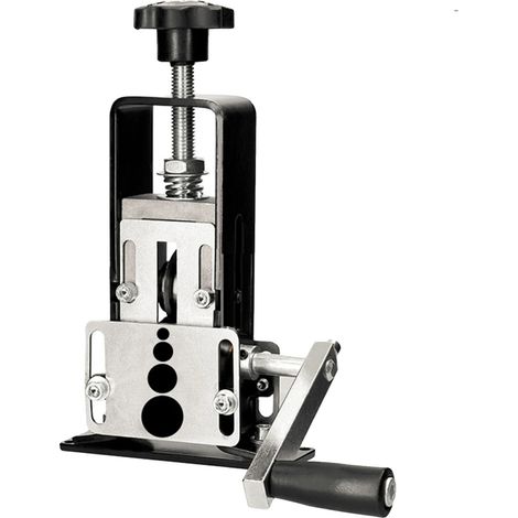 Pelacables, acero al carbono resistente, funcionamiento manual/eléctrico, negro. (1/2)