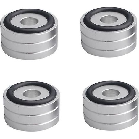Pieds de support anti-vibrations en aluminium pour haut-parleurs de sol (lot de 4) (1/5)