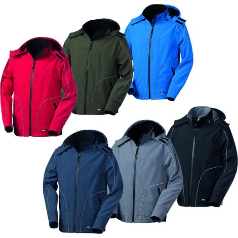 Chaqueta de trabajo softshell Rossini New Nyborg - L - Rosso