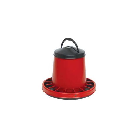 MANGIATOIA CON GRIGLIA ANTISPRECO FISSA PER AVICOLI WINNI- - kg. 3 di capienza misure ø mm.290x240h. - 10 pezzi