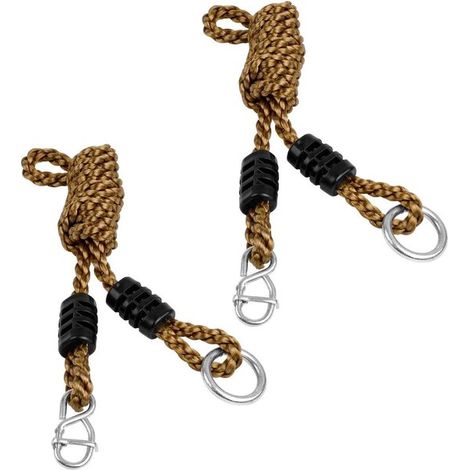 Corde per altalena regolabili, robuste e resistenti, 2 pezzi, 1,8 m (1/5)