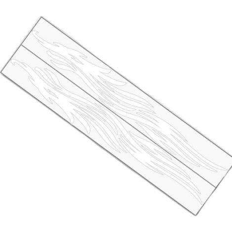 Lot de 2 autocollants latéraux pour carrosserie, faciles à utiliser pour camping-cars, portières de voitures, bus, etc. (1/5)
