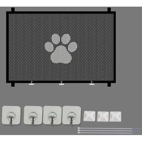 Sicherheitsgitter für Hunde, breites, einziehbares Gitter, Treppengitter für den Innenbereich, Drahtgittergitter für Türen oder große Öffnungen, sicheres Haustiergitter (1/5)