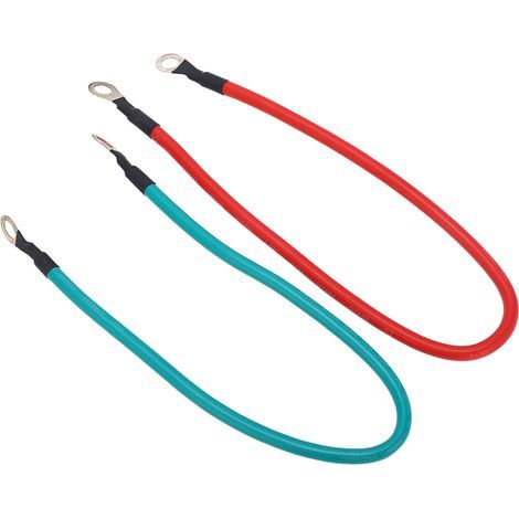 2 Stück Batteriekabel mit Ringöse für Plus- und Minuspol, passend für 173, 178F, 186 und 188F (1/5)