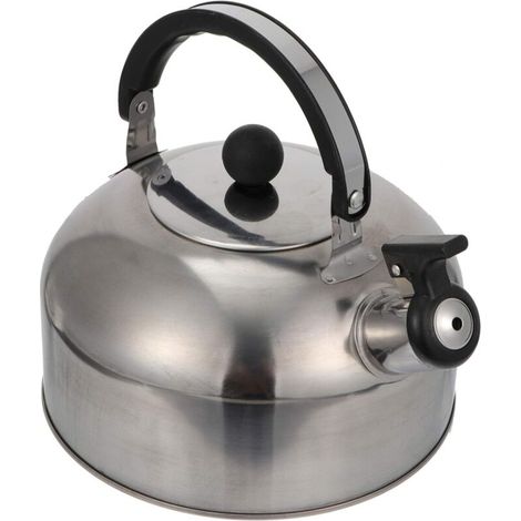 Bouilloire sifflante, théière, bouilloire électrique, acier inoxydable, bouilloire à eau sifflante, compatible induction, théière, cafetière, bouilloire sifflante pour cuisinière à gaz, usage intérieu (1/5)