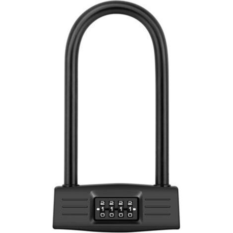 U Bike Lock, Bike Lock, Bike Padlock, Heavy Duty Scooter Combination Pass Motorcycles Lock, Door Lock (1/5)
