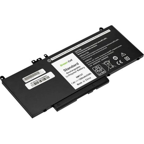 Batteria per laptop green cell dell latitude 76 v 74 v 7200 mah (1/3)