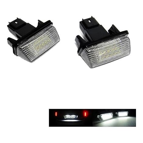 éclairages de plaque minéralogique à LED blancs E15 2008-2012 T27 R2 2007-2012 (1/5)