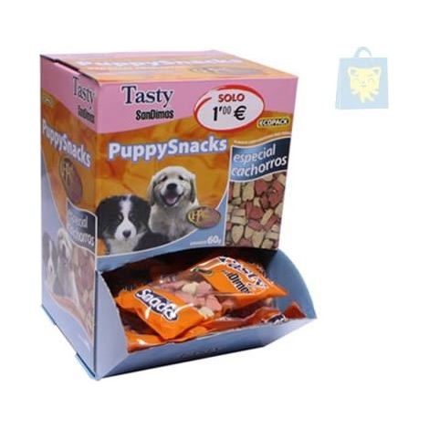 PUPPY SNACKS 60GR. CAJA 40 UND.