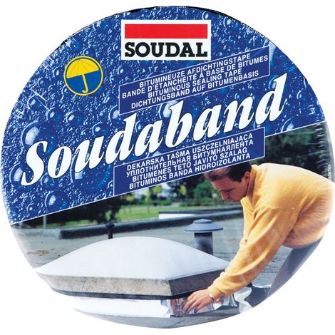 Soudal Fugendichtband Soudaband Alu-Bitumen 5 cm 12 Stk