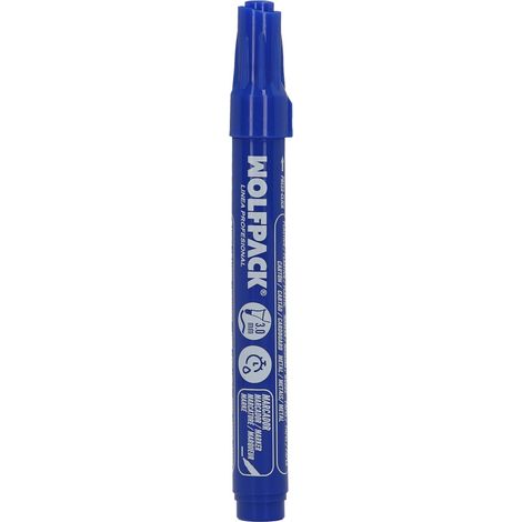 Rotulador Permanente Profesional Azul. (1/4)