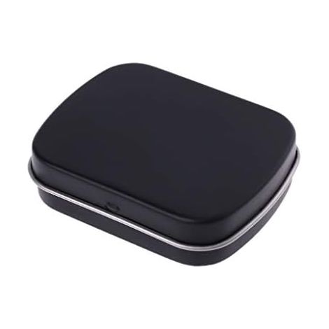 CSPARKV 60x48x15mm Small Portable Metal Box with Lid Metal Storage Boxes for Jewelry Candy Coin (1/5)