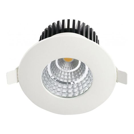 Spot encastrable rond étanche IP65 6W – Pour salle de bain – Transformateur multi tensions 100-240V/12V – Angle de faisceau 21° – Horoz Electric