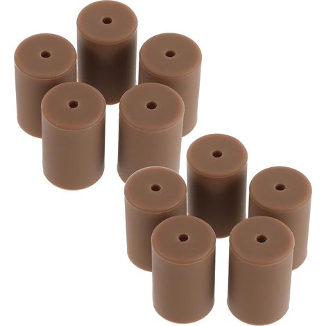 Lot de 10 protections d'angle rondes en silicone pour poignées placards et d'armoires, résistantes (1/5)