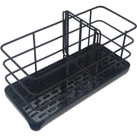 Cestello sospeso per lavello in acciaio inox 304, porta spugna e organizer per utensili, installazione comoda e senza forature - Crezuo