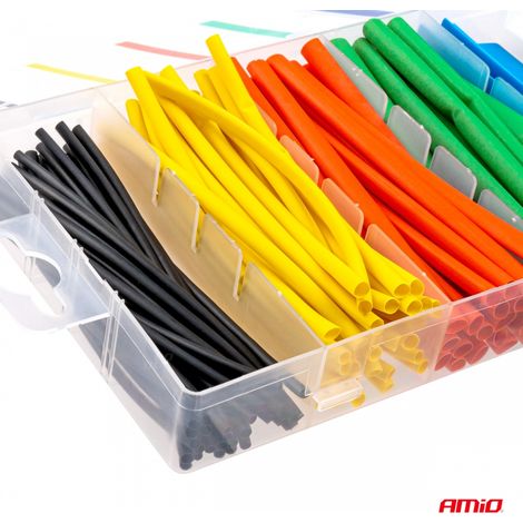 Ensemble de gaines thermorétractables, 100 pièces, amio-03030 (1/3)