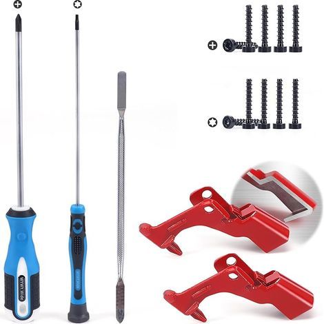 Botón de gatillo metálico de repuesto, compatible con aspiradoras Dyson V10, V11, SV12 y SV14, incluye accesorios de reparación y kit de herramientas. (1/5)