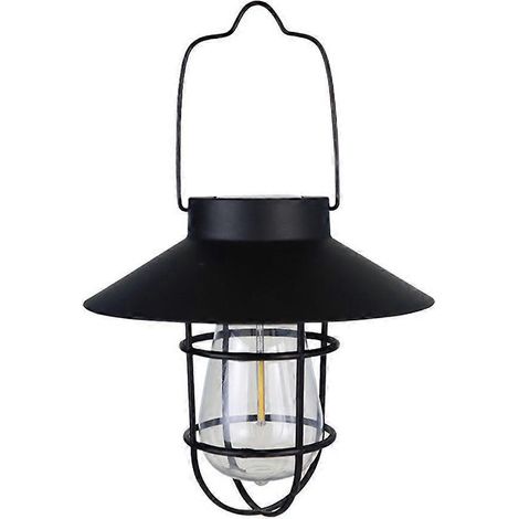 Lampe solaire d'extérieur étanche pour jardin, terrasse et décoration de Noël, suspension vintage en métal, style festif 1 - AquaForge (1/5)