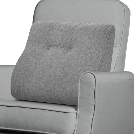Coussin lombaire ergonomique pour canapé et fauteuil - Double couche en mousse à mémoire de forme avec maintien ferme - Coussin lombaire indéformable pour une assise prolongée - Housse lavable (1/5)