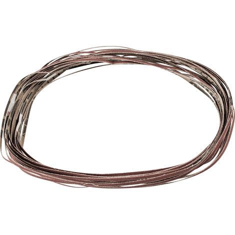 PFERD TOOLS Korund Schleifband BA 3x520mm A120 für universelle Anwendung mit Bandschleifer 100 Stk