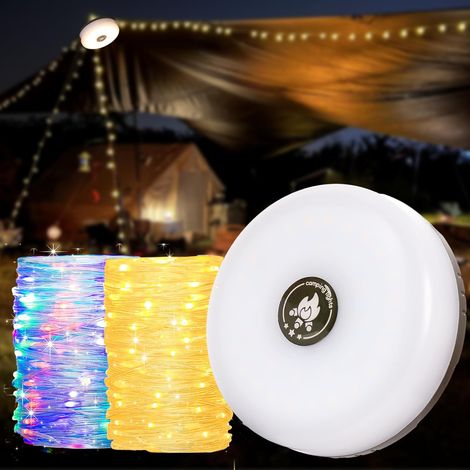 Guirlande Lumineuse 22m 220LED, Blanc Chaud Fil de Cuivre Étanche IP44 avec Adapteur Alimentation, 24V Chaine de Lampe Décoration Extérieur/Intérieur pour Fête Jardin Maison Noël