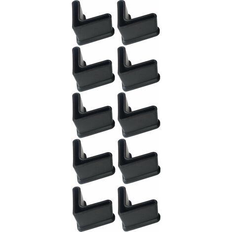 Cyclingcolors – 10er-Pack Möbelgleiter – Weiche PVC-Kunststoffpads – Maße 25 x 25 mm – Schützt Böden vor Kratzern (1/3)