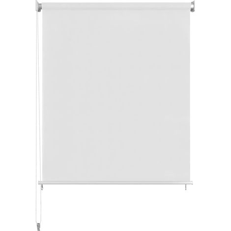 Maison Exclusive - Tenda a Rullo per Esterni bianca 65(L)x140(A) cm HDPE (1/5)