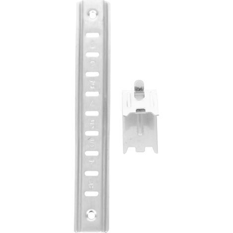 Support de rail coulissant, en acier inoxydable robuste, installation (1/5)