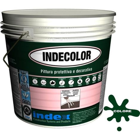 Indecolor (verde 6025) pittura protettiva da 20 kg