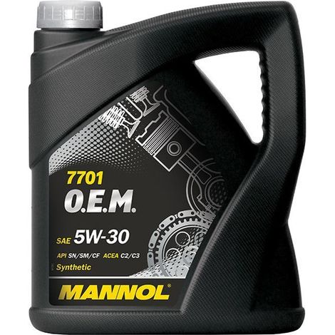 ACEITE PARA MOTOR DE AUTOMÓVIL MANNOL 5W30 ENERGY FORMULA OP 4 LITROS (7701) (SINTÉTICO) (1/2)