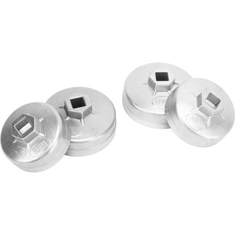 4 pièces clé à filtre à huile en alliage d'aluminium, outil de démontage de capsule de filtre à huile efficace, remplacement pour Bluebird (1/5)