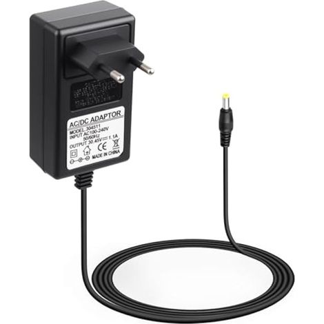 30.45V 1.1A Chargeur Aspirateur pour Dyson V15 V12 V11 V10, Batterie Alimentation Adaptateur Motorhead Animal Cyclone SV10 SV12 SV14 SV16 SV20 SV22 Absolute (2M câble, 1100mA) (1/5)
