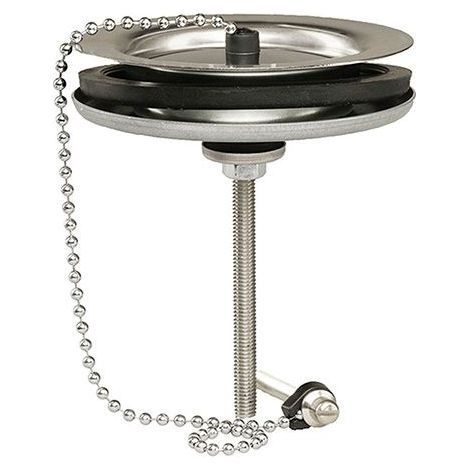 Bonde - Rousseau - Grès percé - Diamètre 60 mm - Inox - Laiton