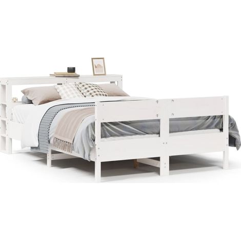 Maison Exclusive - Letto senza Materasso Bianco 120x190 cm Legno Massello di Pino