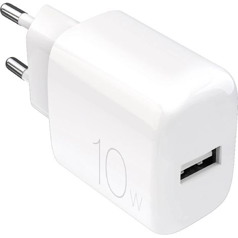 Cargador de pared USB-A Puro PROLITE de 10 W - Blanco