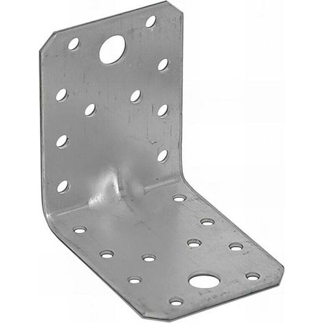 Verzinkter, verstärkter Winkelverbinder – 70 x 70 x 55 x 2,0 mm (1/2)