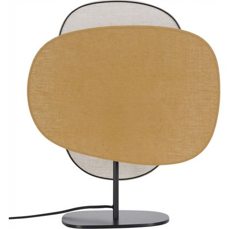 [GEBRAUCHT] B-Ware Market Set Tischlampe Screen 70's Tischleuchte Tischlicht Mehrfarbig Leinen 48cm