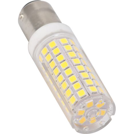 BA15D-Lampe, dimmbar, 360°-Beleuchtung, 1000 lm, 102 LEDs, für Kronleuchter und Deckenlampen, 220 V, 12 W, Kaltweiß (1/5)