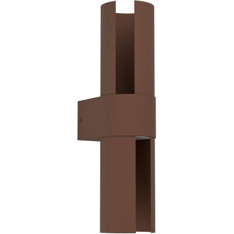 [NEUWERTIG] B-Ware Eglo Wandleuchte Montelauro LED Wandleuchte Lampe Aluminium rostig IP65 800lm (1/2)