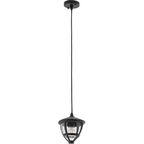 Suspension extérieure noire E27 IP44 Nowodvorski Amelia