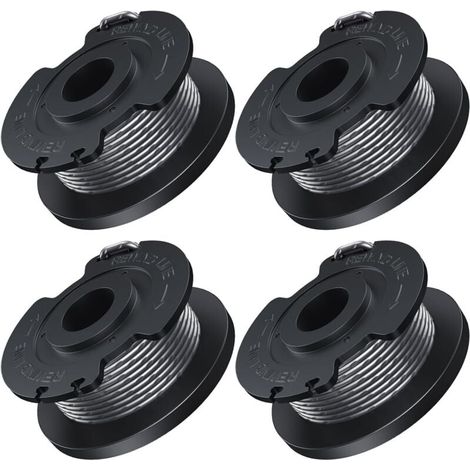 1,6 mm – 4 m lange Trimmerschnur, kompatibel mit Bosch, geeignet für EasyGrassCut Akku-Rasentrimmer, enthält 4 Stück F016800569 Trimmerspulen (1/5)