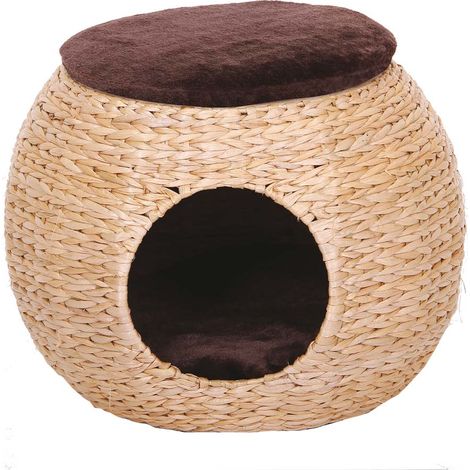 Griffoir pour chat modèle Natural Nutshell avec coussin amovible pour chats