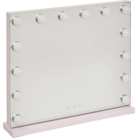 Miroir LED Tactile "Holly" 50cm Blanc (1/5)