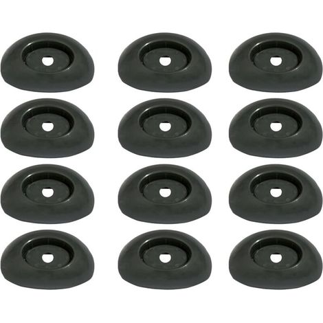 Capuchons de pieds de piscine de forme ronde pour poteaux verticaux creusés Installation sûre sans outil Utilisation extérieure Équipement de natation Base de stabilisation