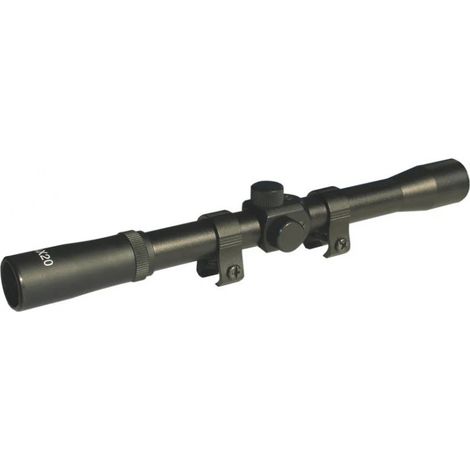 Mirino Zasdar 4X20 Mm. non illuminato con anelli alti 11mm ZS4X20