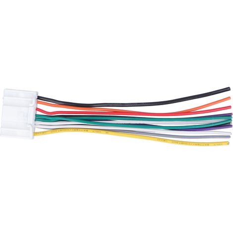 GARRYFIZH Faisceau de câbles Audio pour double voiture, connecteur de fil stéréo à 12 broches, câbles d'interface adaptés à Nissan Versa/Sunny (1/5)