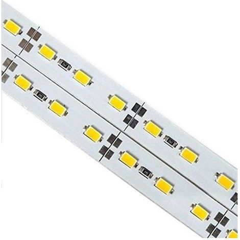 Barrette Rigide 1 Mètre Barrette Led 5630 7020 5050 13w 72 Led Chaud Froid (1/2)