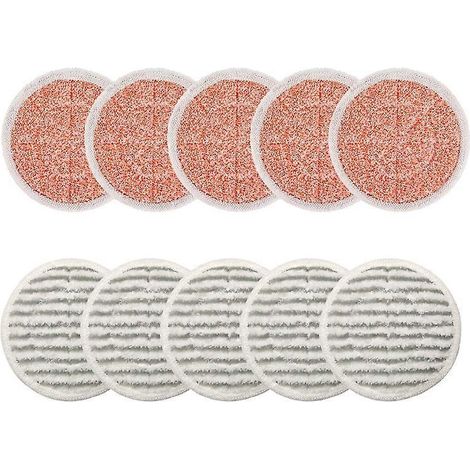Lot de 10 lingettes de rechange améliorées pour balai vapeur Shark (1/5)