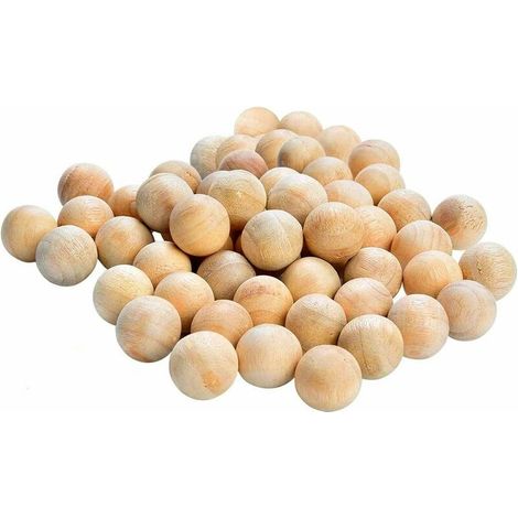 50 Naturel Boules en Bois de Cèdre Anti Mites (1/2)
