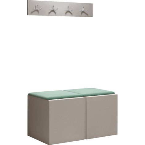 Conjunto para recibidor Pinis VI, Cachemira, 0x0x0cm, Tapiz, Aglomerado laminado, Colocada, Montada en la pared